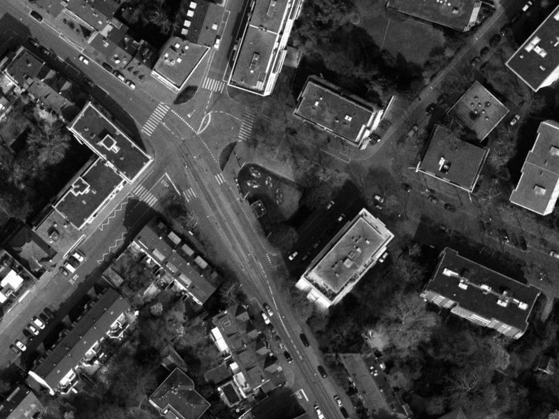 Der Platz vor der Umgestaltung